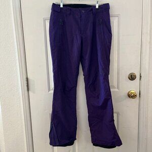 Orage Woman's Prime 10 Purple Outdoor Winter Ski Pants Sz Lr